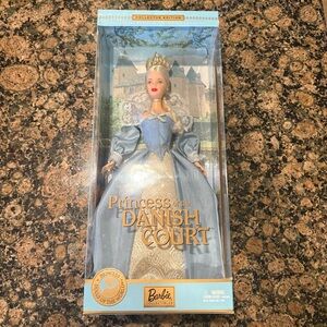Barbie Princess Danish Court Doll Box